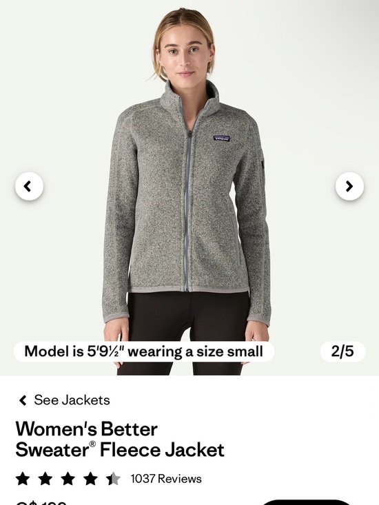 Patagonia Sweaters - Patagonia Women's Better Sweater Fleece Jacket - Birch White